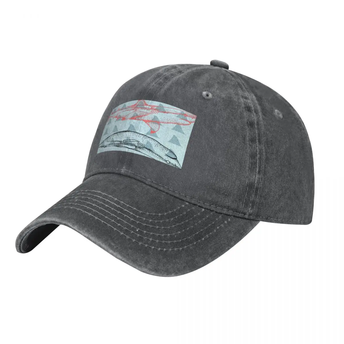 Golf Cap Dad - หมวกเบสบอลลายฉลาม หมวกกันความร้อน หมวกทหาร หมวกสไตล์ตะวันตก หมวกแก๊ป หมวกกอล์ฟ