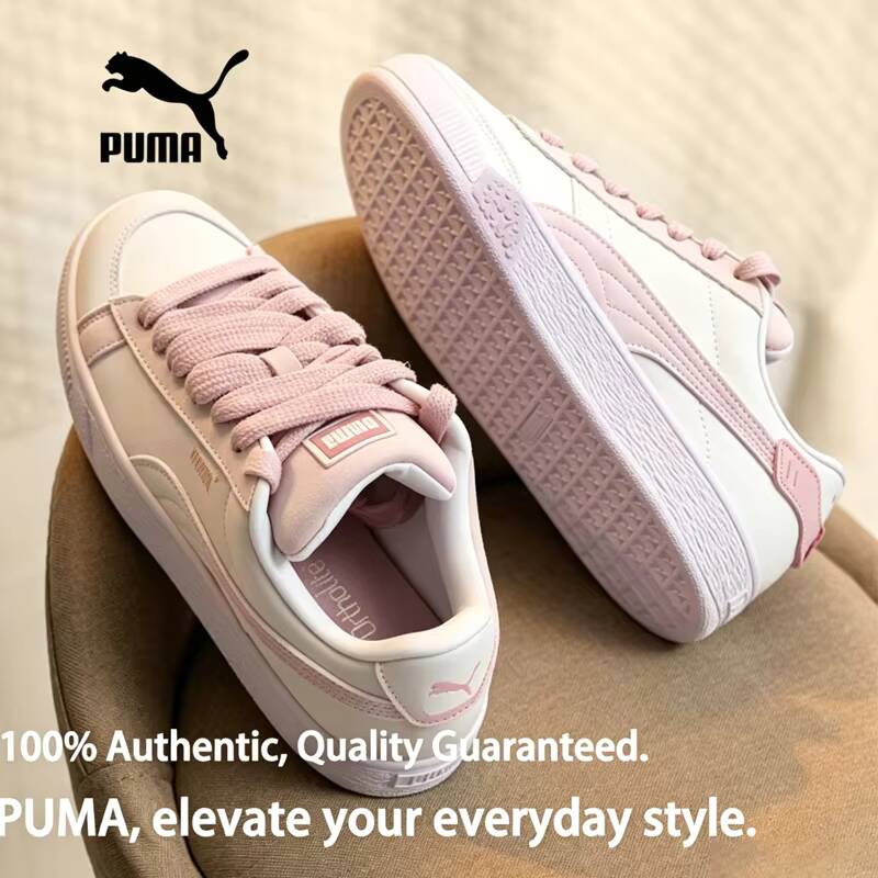 Puma Shoes Suede Classic - รองเท้าผ้าใบลำลองทรงเตี้ยรุ่นเบลล่าเรโทรสำหรับผู้หญิง PUMA คอลเลคชั่นฤดูใบไม้ผลิ 2026 รุ่น 406665-01