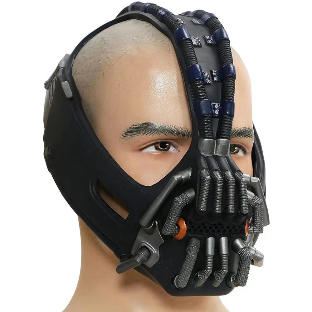Skull Cap Helmet Liner - หน้ากากยางลาเท็กซ์แบน ดาร์กไนท์ จากเรื่องเดอะ ฮอร์เรอร์ สำหรับสวมเล่นบทบาทสมมติ หน้ากากคลุมศีรษะสำหรับผู้ใหญ่