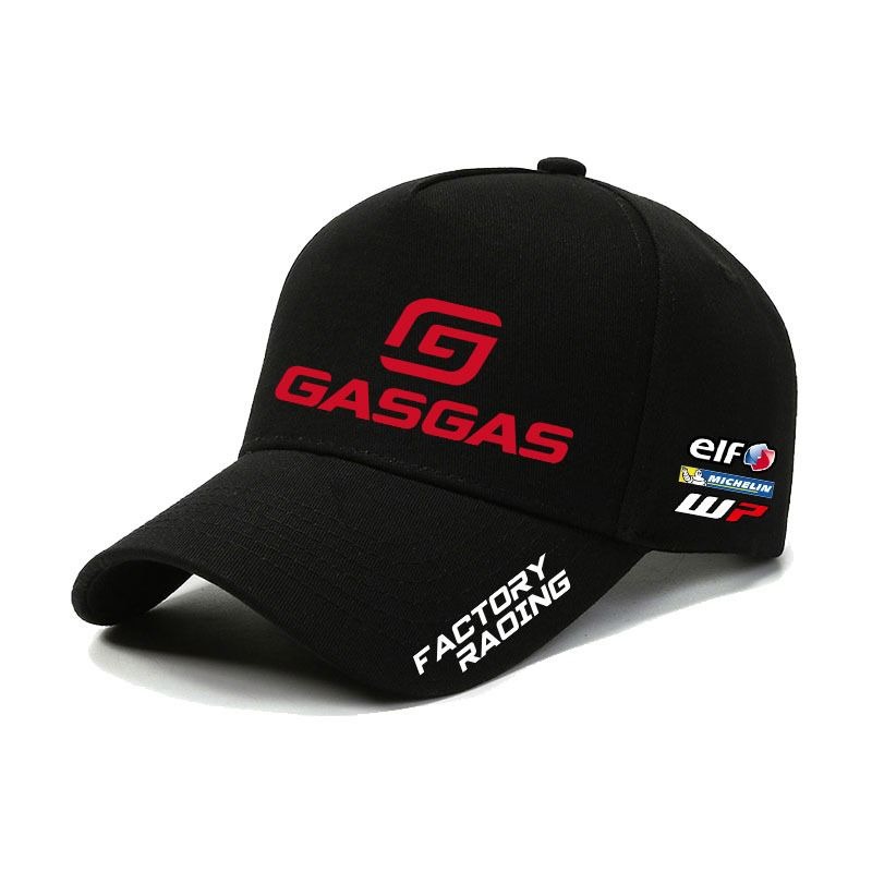 Baseball Cap Structured - หมวกเบสบอล GASGAS แฟชั่นสำหรับผู้ชายและผู้หญิง ลายมอเตอร์ไซค์ สำหรับกิจกรรมกลางแจ้ง กีฬา