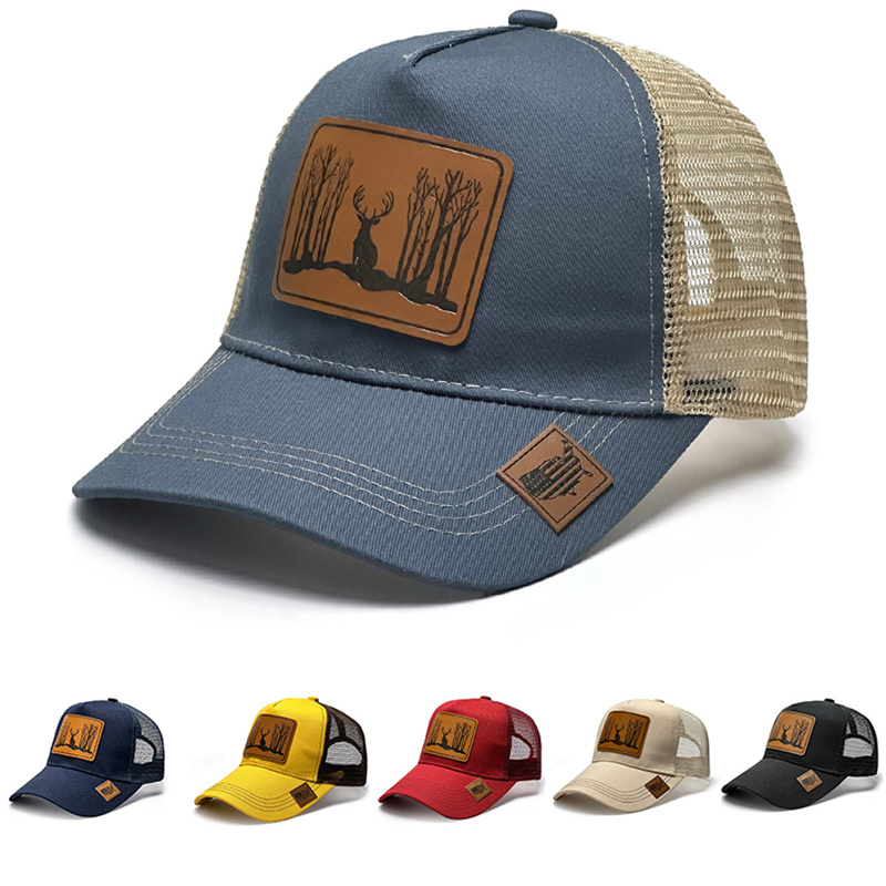 Baseball Cap Structured - แฟชั่น Leathers หรูหราเบสบอลหมวกชายหญิงกีฬา Visors Snapback หมวกหมวก