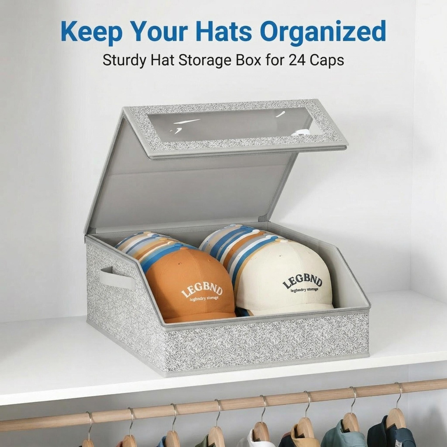 กล่องเก็บหมวกสองแถวขนาดใหญ่ ใช - Baseball Cap Structured บทวิจารณ์และราคา