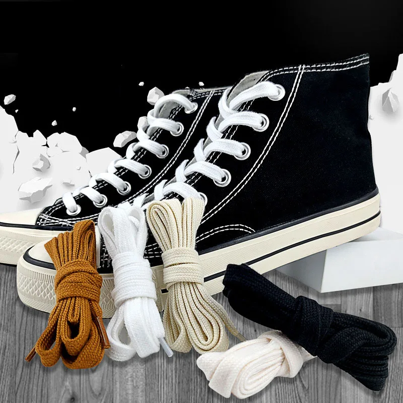 ใหม่ผ้าฝ้ายแบน Shoelaces สําหร - Adidas Shoes Superstar บทวิจารณ์และราคา