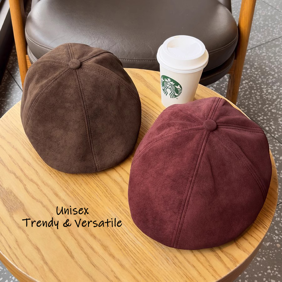 หมวกหนังกลับวินเทจสไตล์ Newsbo - Newsboy Cap Ivy บทวิจารณ์และราคา