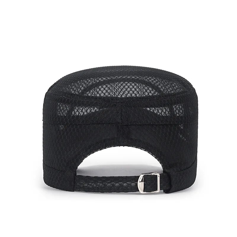 หมวกแก๊ปตาข่ายระบายอากาศดีไซน์ - Snapback Hat Flat บทวิจารณ์และราคา